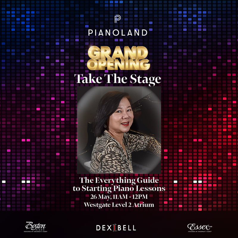 The Everything Guide to Starting Piano Lessons Workshop by Dorothy Chia - 26 MAY 2024, 11AM-12PM