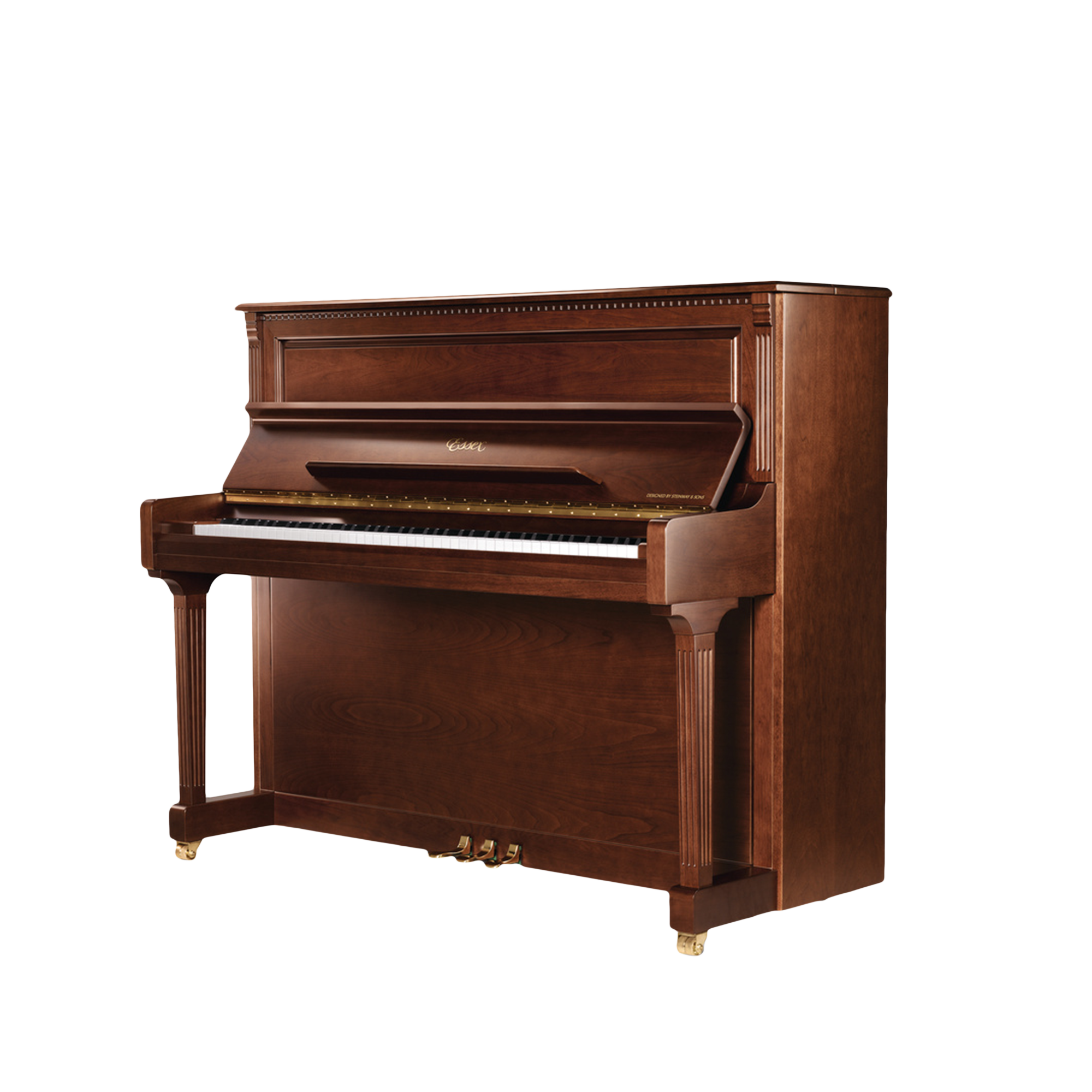 ESSEX UPRIGHT EUP123FL WALNUT - Empire Studio